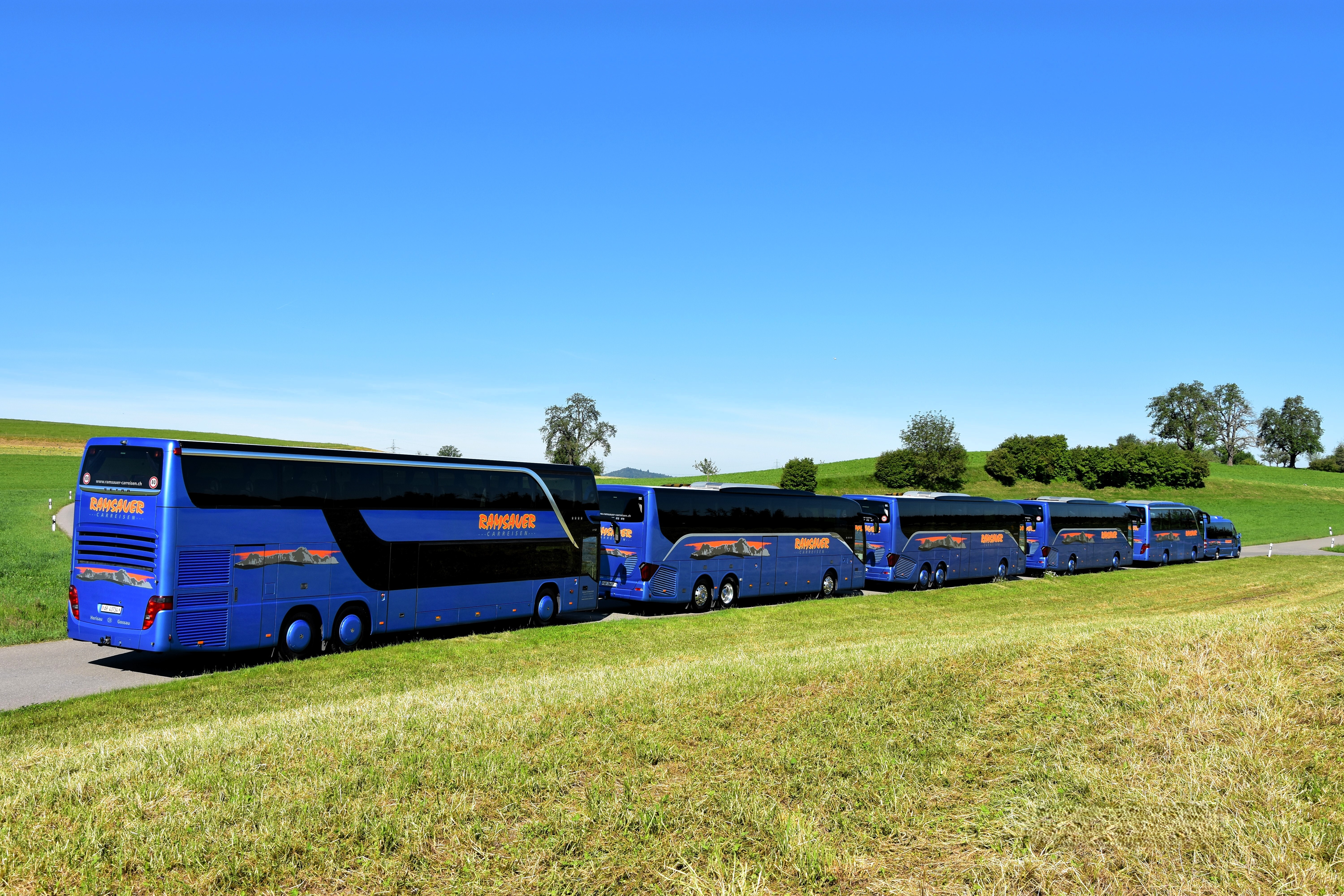 Ramsauer Flotte von hinten 2024