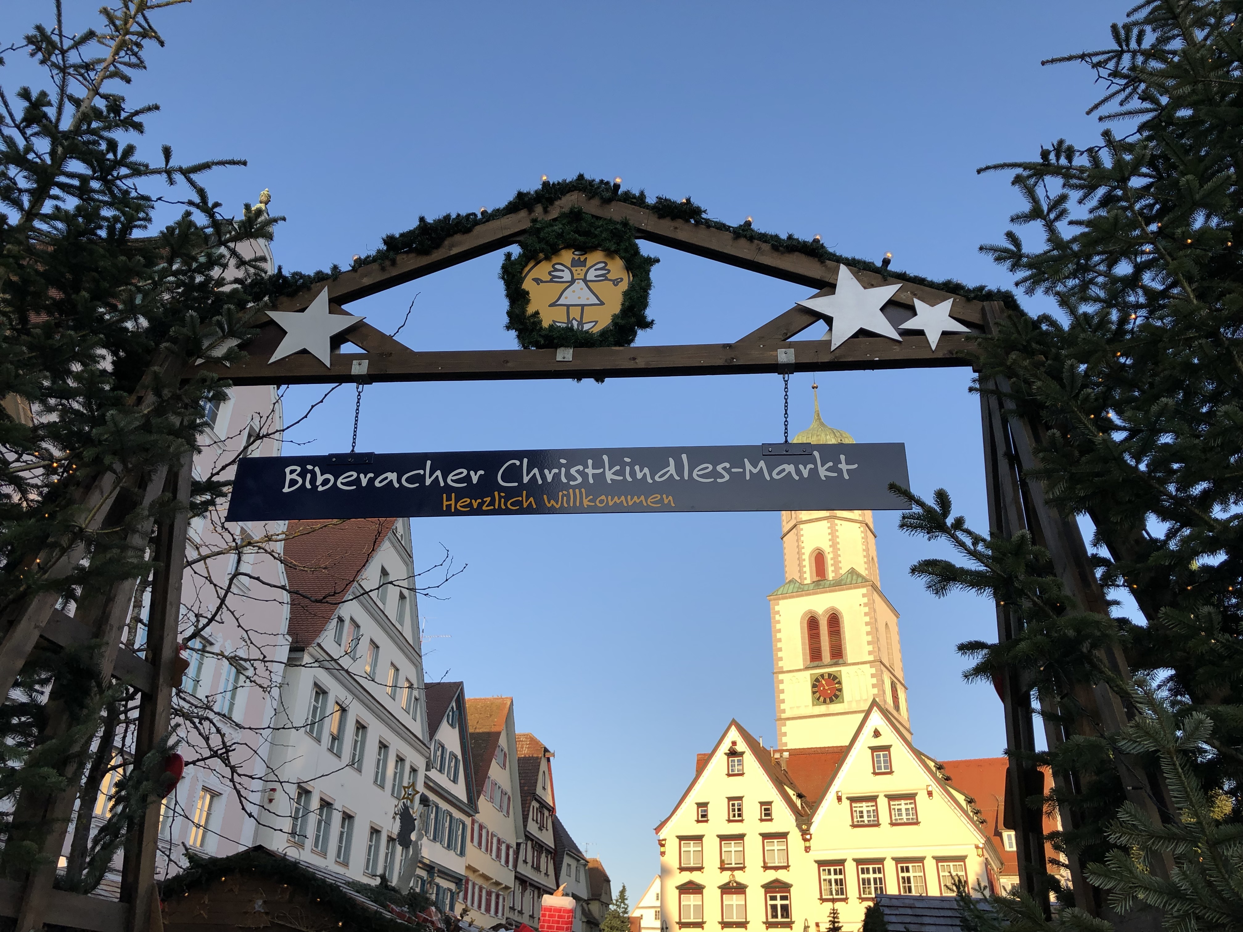 Eingangstor Christkindlmarkt Biberach an der Riss