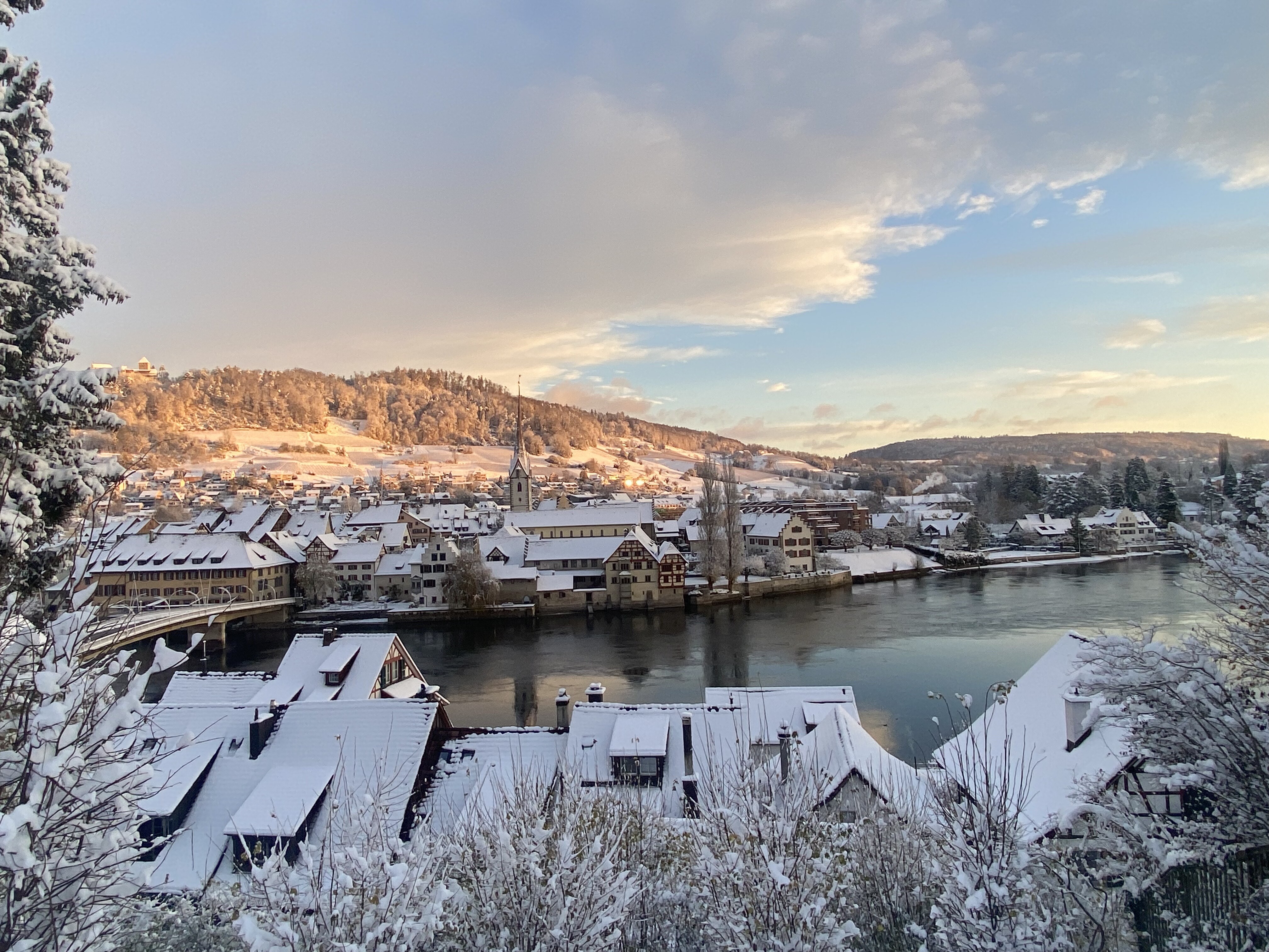 Steinam Rein mit Schnee