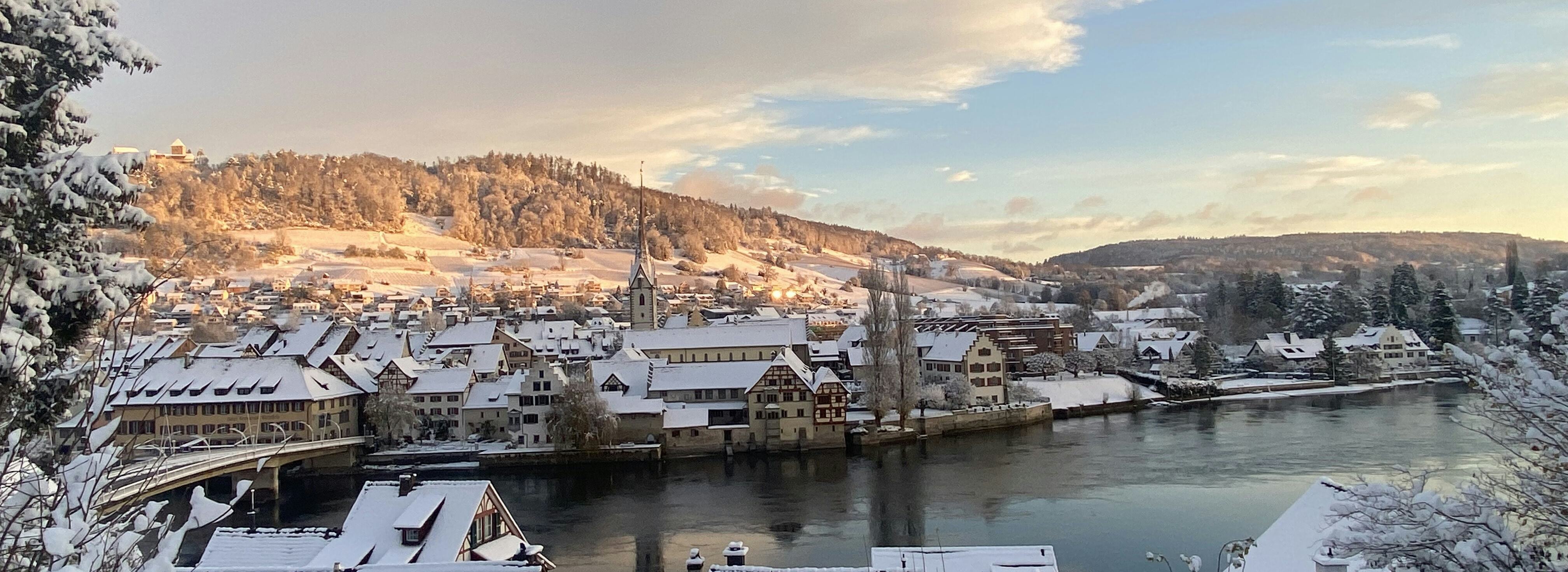 Steinam Rein mit Schnee