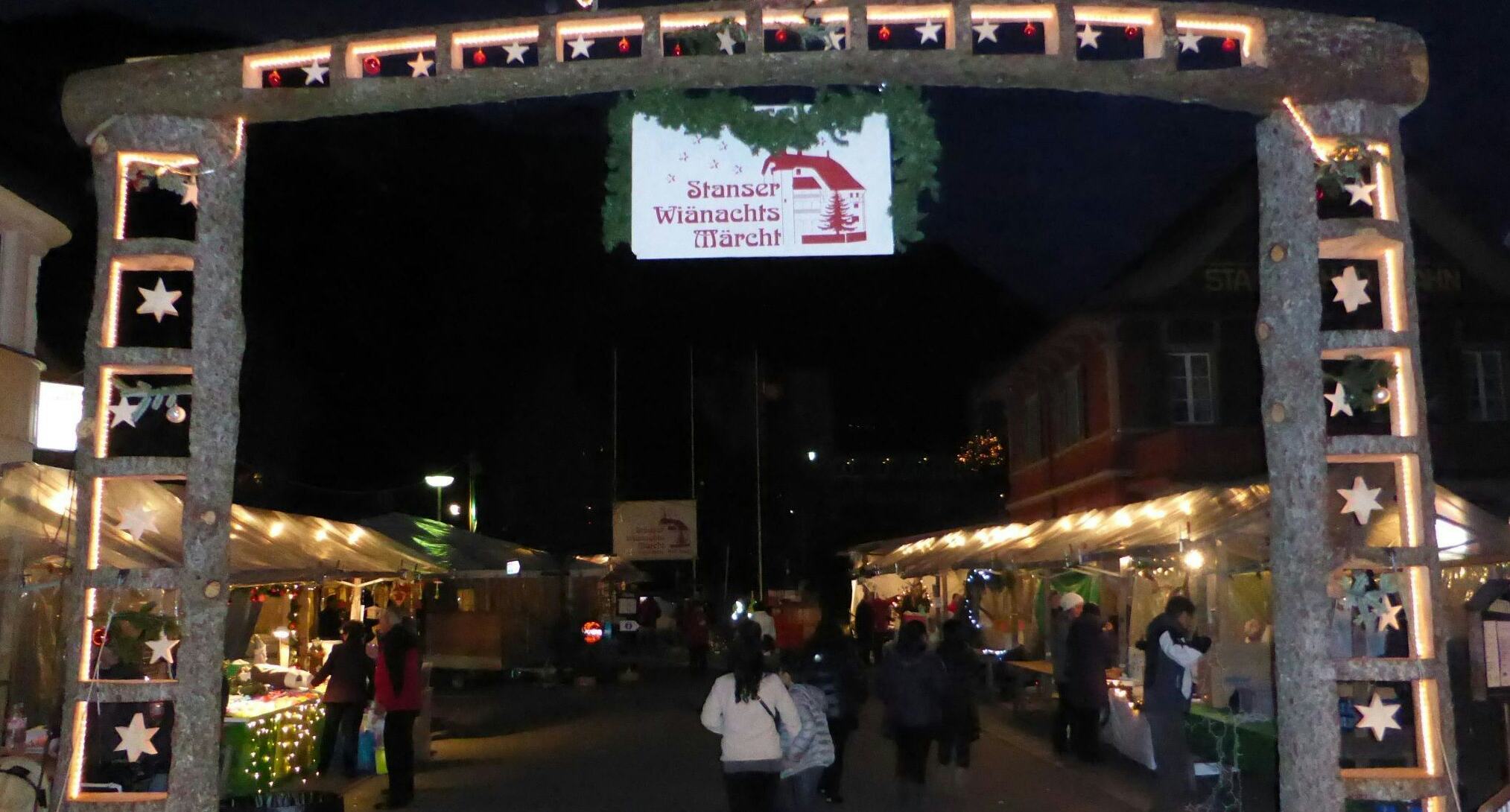 Stans Weihnachtsmarkt Eingang